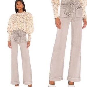 Ulla Johnson high rise wide leg pants